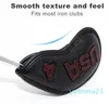 Golf Club Iron Cover Headcover USA z Redwhite Stitch Golf Golf Head Covers Golf Club Iron Headovers Covers Covers