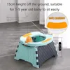 Sittplatser Portable Potty Child Toalett Bowl Folding Car Travel Baby Toalett Pot Training Seat Children WC Reducer Child Urinal 231016