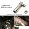 M18X1.5 90 degrés Catted O2 capteur entretoise adaptateur coudé Extension d'oxygène catalyseur simulateur vérifier moteur lumière Cel éliminateur goutte De