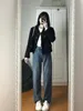 Damenjacken Damen O-Ausschnitt Einzigartige besondere kurze Tweed-Jacke Frühlings-Herbst-Stil Damen Koreanischer eleganter sanfter berühmter Damenmantel 231017