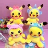 لطيف الخنزير رأس Pika Plush Toy Cartoon Sofa Throw Plush Plush Dolls Kawaii Kids Decirt Decor