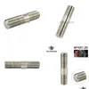 10Mm M10X1.25 Exhaust Stud 303 Stainless Steel Double End Threaded Screw Pqy-Deb01 Drop Delivery