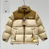 Kids Donsjas Merk Designer Kinderen Winterjas Jongen Meisje Outdoor Warme Parka Zwart Geborduurde Letter Print Kleding Uitloper Windjack