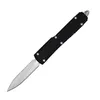 Ny ankomst 8,86 tum Auto Tactical Knife D2 Satin Blade Zn-Al Alloy Handle Outdoor Camping Survival Knives With Nylon Bag