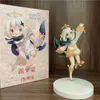 Konst och hantverk 14cm Paimon Genshin Impact PVC Action Figur Anime Söt tjej Paimon Jumping Action Figur Figur Collect Model Toy Doll Gift 231017