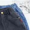 Hosen Samt Winter Warm 1 7T Jeans für Mädchen Hosen Jungen Herbst Oberbekleidung Kleidung Teenager Kinder Kinder Kleidung junge 231017