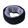 Scarves Unisex Winter Hiking Cycling Scarf Knit Neck Warmer Chunky Soft Thick Circle Loop Scarves for Woman Man 231017