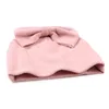 帽子の帽子born hat for Girls Princess Infant Baby Beanie With Bow Born Bady Girls Hat Cap Cotton Spring auttum Infant Beanie 231017