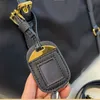 Women Tote Bag Crossbody Designer Bag Shoulder Handbag Shopping Bag Purse Waterproof Nylon Leather Top Quality Key Pendant Black Gold Shop Bag Detachable Long Strap