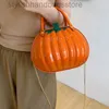 Wodoodporna łańcuch Cross Body Halloweenowa torba crossbody 2023 Dyniowa moda zawiesia pu skórzana rączka worki worki