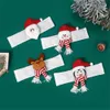 Curtain Poles Buckle Tieback Santa Snowman Tiebacks Hook Fastener Clamp for Christmas Ornaments Decorations Home Decor 231017