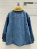 Kadın Ceketler Tasarımcı Niş Tasarım 23 Sonbahar/Kış Yeni Gevşek ve Kalınlaştırılmış Sıcak Kahverengi Kuzu Kürk Astarı KADINLAR İÇİN AH3K