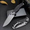 Maniglia G10 nera Boker 2 stili Coltello tascabile da caccia 8cr13 Lama pieghevole Attrezzatura di sopravvivenza esterna Multi-funzione