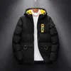 Mannen Down Parka Mannen Winter Waterdichte Jas Jas Herfst Casual Capuchon Winddicht Katoen Warme Muts Big Size 231017