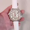 Наручные часы Jkco Чешский леопардовый принт Высококачественные часы для пары со стразами Немейнстрим Хип-хоп Хип-хоп
