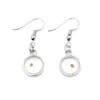 VILLWICE – boucles d'oreilles en graines de moutarde véritable, boucles d'oreilles pendantes, aussi petites qu'une graine de moutarde, bijoux de foi chrétienne, cadeau 1329F