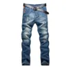 Jeans pour hommes 2021 Slim Fit Printemps Automne Rétro Bleu Stretch Mode Poches Desinger Hommes Modes Casaul Homme Marque HOWDFEO183d