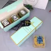 Mit Blumenmuster bedruckte lange Macaron-Geschenkbox, Mondkuchen-Box, Karton, Geschenkverpackung für Kekse, Hochzeitsgeschenke, Süßigkeiten-Box 10.17