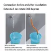 Other Bath Toilet Supplies 360 Rotating Silica Gel Faucet Extender Flexible Bending Bathroom Sink Universal Splash Kitchen Accessories 231017