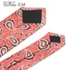 Naszyka NOWOŚĆ STYLE TIE FOR MĘŻCZYZN PAISLEY POLIOSTER Jacquard Tkane męskie krawat Formalne przyjęcie weselne Slim Neck Til Gravata Tiel231017