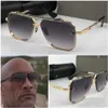 Solglasögon Mens Frame Head Womens Luxury Men High Grade Square Trimmade Metal Solglasögon Mach Sex Big Overdized Oval Goggle Driving Beach Gereglasses HEOLS HELS