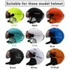 Kayak Kaskları Locle Moon MS95 MS99 Kayak Kask Vizörü Yedek Lens UV Koruma Açık Mekan Kayak Kask Gözlük Kayak Dağlığı için 231016