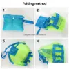 Storage Bags Wholesale Large Size Children Sand Away Protable Mesh Bag Kids Beach Toys Clothes Towel Baby Toy Sundries Wome Homefavor Dhesm