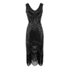 2020 Newest Women's 1920s Vintage Sequin Full Fringed Deco Inspired Flapper Dress Roaring 20s Great Gatsby Dress Vestidos X06190G