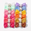 Hårtillbehör 2st/Set Kids Pearl Bows Hairpins Headwear Girls Cute Princess Bowknot Clips Barrettes Baby Present Wholesale