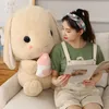 Długouszek nadziewany na królik słodkie RAodish Rabbit Doll Doll rzucaj poduszką dla lalki urodzinowej dla dzieci R231017
