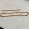 Luxo 18ct ouro amarelo pesado 10mm colar pulseira conjunto miami curb link cubano masculino corrente jóias 24 links259a