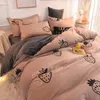 Bedding sets Floral Set with Duvet Cover No Filling Flat Sheet Pillowcases 2024 Kids Queen Full Size Boys Girls Bed Linen 231017