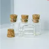 15 ml 30 * 40 * 17 mm mini botellas de vidrio de transparencia con corcho frascos vacíos artesanías transparentes 50 unids / lote buena cantidad tswur