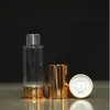 24pcs 5 ml 10 ml d'or en argent couleur cosmétique Cosmetic Pump sans air vaccin Vaccus émulsion émulsion petit récipient Matuk PNTSV