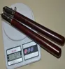 Caoba roja entera Nunchakus Cuerda Cadena de acero Esponja Nunchakus Espectáculo de combate real Suministros de artes marciales Accesorios de rendimiento Two32048046608