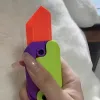 ألعاب الجدة الأطفال 3D Carrot Toys Toys Push Card Small Toy 3D Printing Carrot Knife Christmas For Kids