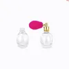 10ml Portable Glass Perfume Nebulizer Bottles Empty Vaporizer Cosmetics Ellipse Bottle with Atomizer Refillable Liquid Jars 5pcgood qty Rwvp