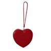 Kvällspåsar älskar hjärtformad handledspåse röd telefon påsar kvinnor handväskor packar topphandtag kvinnlig koppling handväska damer armband