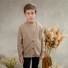 Pullover Kids Sweaters Childre Sticked Clothes Boys Girls Wool Stick Under Topscardigan Baby Pants Brother Sister Mathcing Clothes 231017