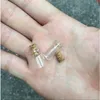 11 * 22 * 7mm 1 ml Mini bouteilles en verre transparent transparent avec flacons vides en liège pots souhaits 100 pcs / lotgood quantité Hoxcr