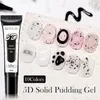 Vernis à ongles LILYCUTE 10ML 5D Gel de pudding solide NoWipe Gel vernis à ongles forme Style coréen peinture Gel peinture Liner Gel décoration des ongles 231016