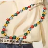 Choker Good Rice Bead Kleurrijke Chrysanthemum Blossom Beads Vergulde ketting Fris en veelzijdig ontwerp Mode Kraagaccessoires