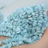 Luźne kamienie szlachetne naturalne larimar plasterek z chipsami 5 mm-6 mm