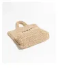 Sacos de compras moda grande capacidade de palha sacola designer letras mulheres bolsas handamde tecido verão praia saco casual bali grande bolsa 231017