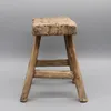 작은 나무 의자, 작은 사이드 테이블, 중국 골동품