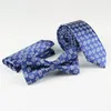 Neck Ties 3PCS Dot Polyester Men's Tie Bowtie and Pocket Square Set Pre-Tied Gift Wedding Business Casual 231013