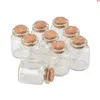 15 ml 30 * 40 * 17 mm mini botellas de vidrio de transparencia con corcho frascos vacíos artesanías transparentes 50 unids / lote buena cantidad tswur