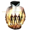 Человек-Паук 3 Spider Man3d Цифровая печать Персонализированный большой свитер для мужской распродажи