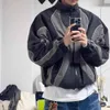 Męskie kurtki High Street Vibe w stylu w stylu Patchwork nylon jacekts dla mężczyzn Chaquetas Hombre workowate Y2K Coat Overized Ropa Loose Threwear Tops 231016