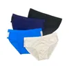 Homens de banho sexy mens malha verão praia bolsa almofada troncos de natação cintura baixa sólida briefs náilon masculino secagem rápida esporte banho maiô